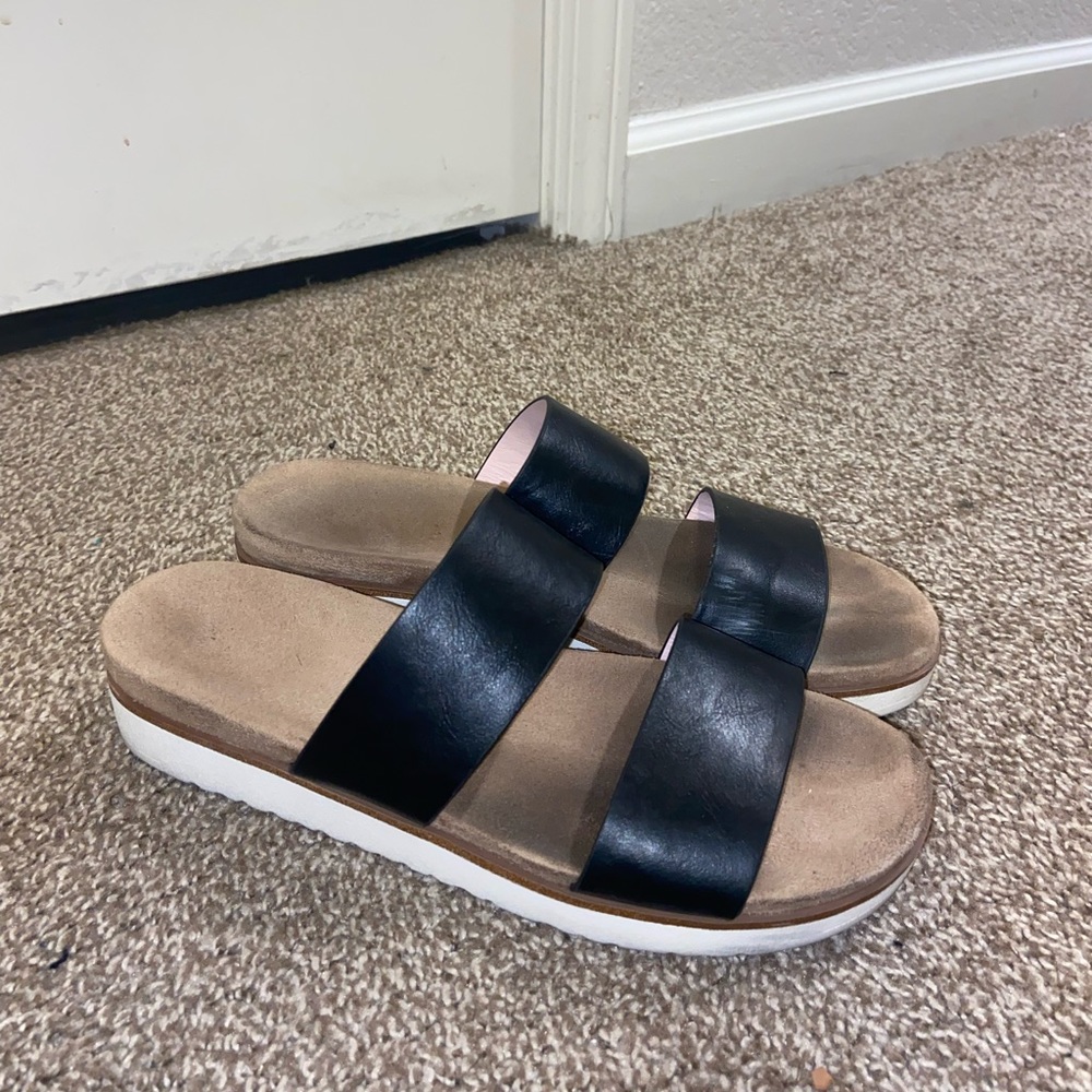 cute black sandals